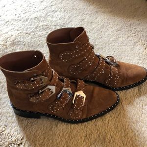 Givenchy Paris suede ankle boots